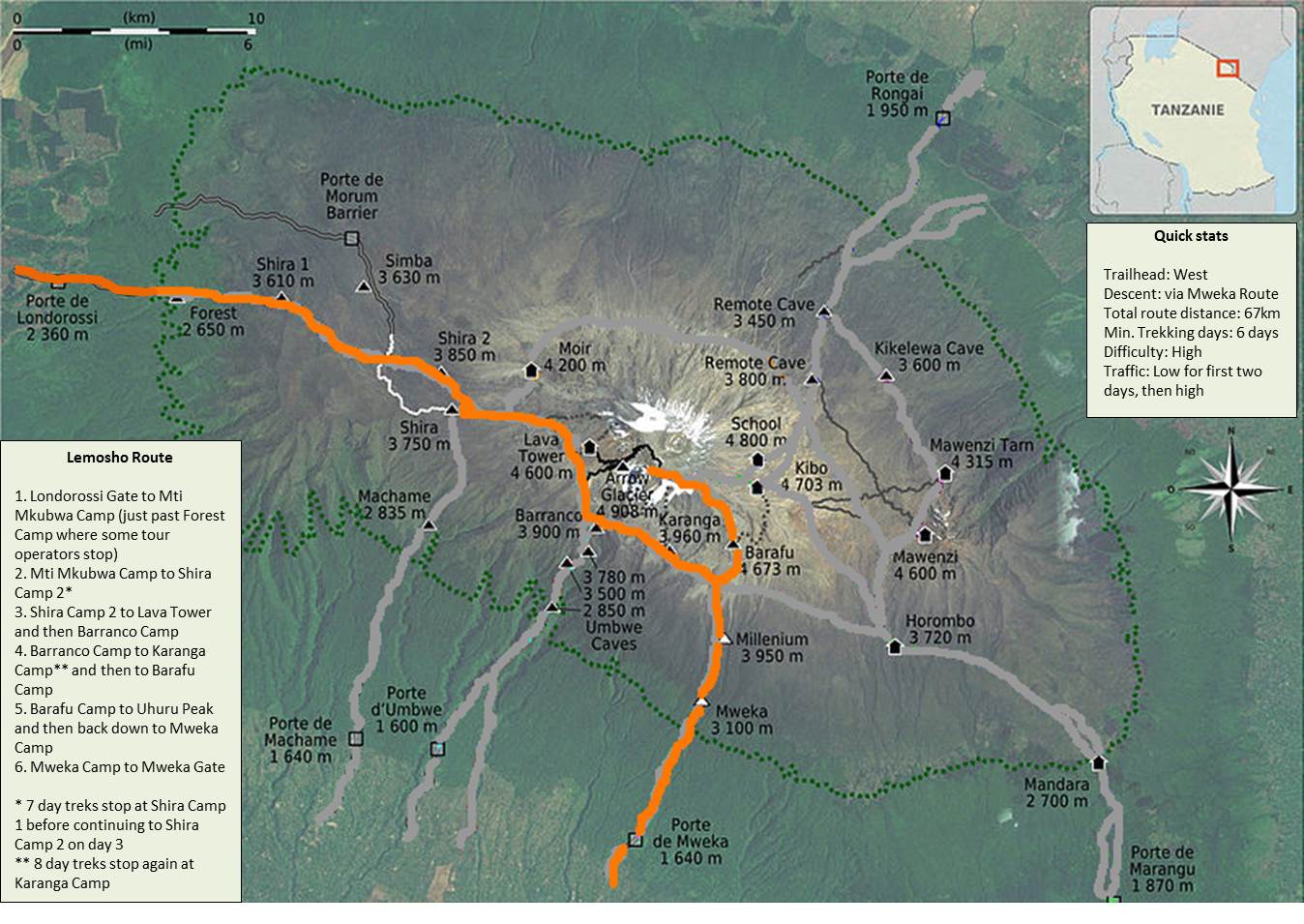 Lmeosho Route