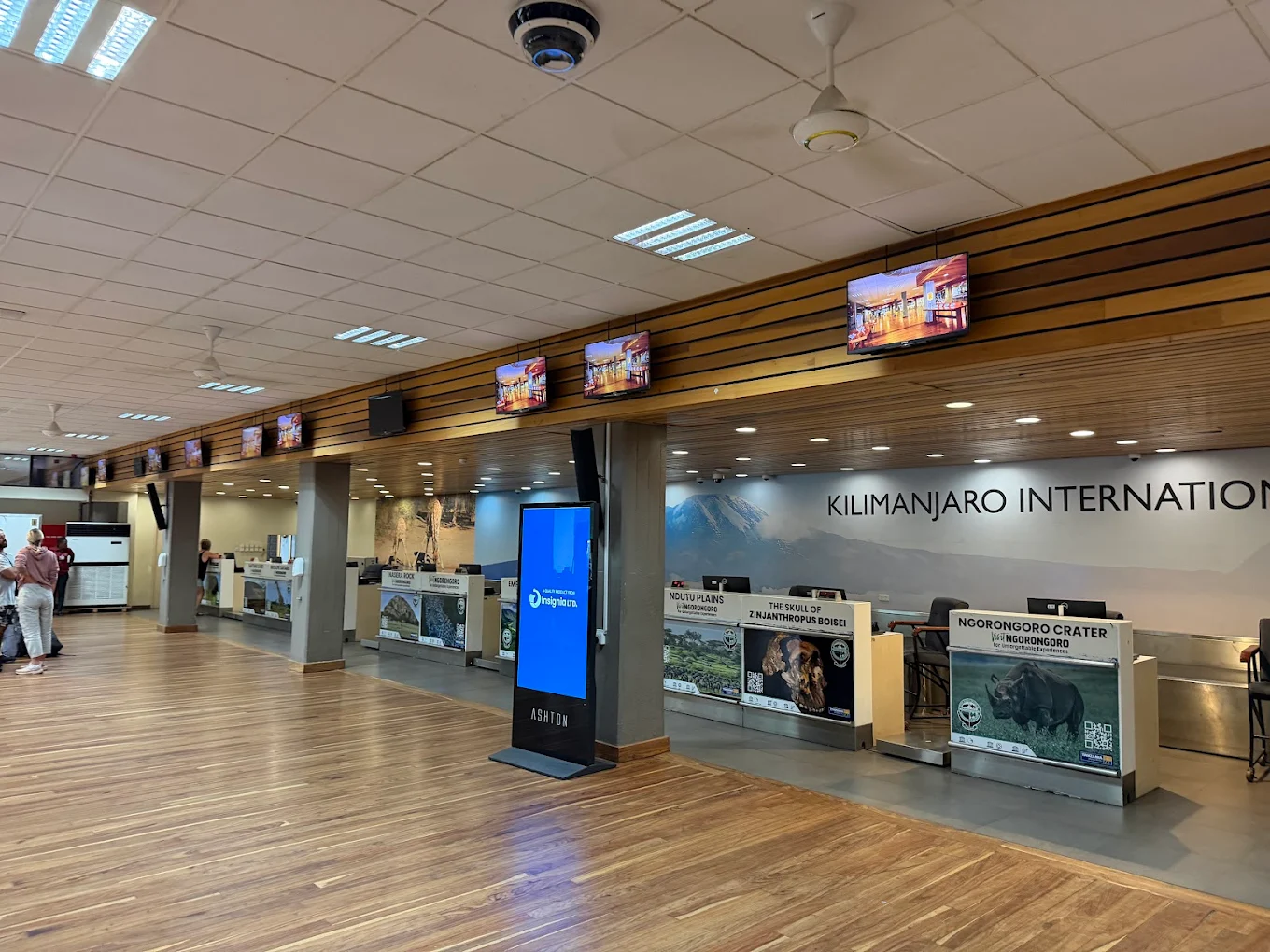 Arrival immigration at Zanzibar airport — a Tanzania e-visa covers both mainland Tanzania and Zanzibar